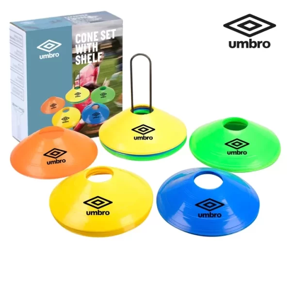 Set 50 Conos Umbro Pro Tortuga + Soporte