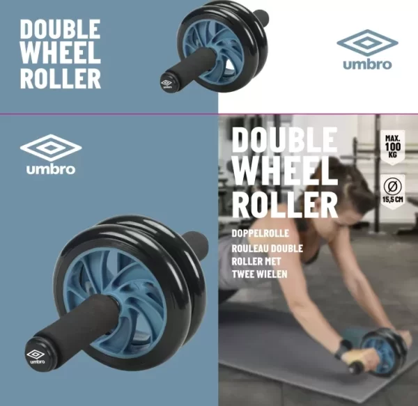 Rueda Abdominales Umbro Pro Gym Doble Ab Wheel - Imagen 4